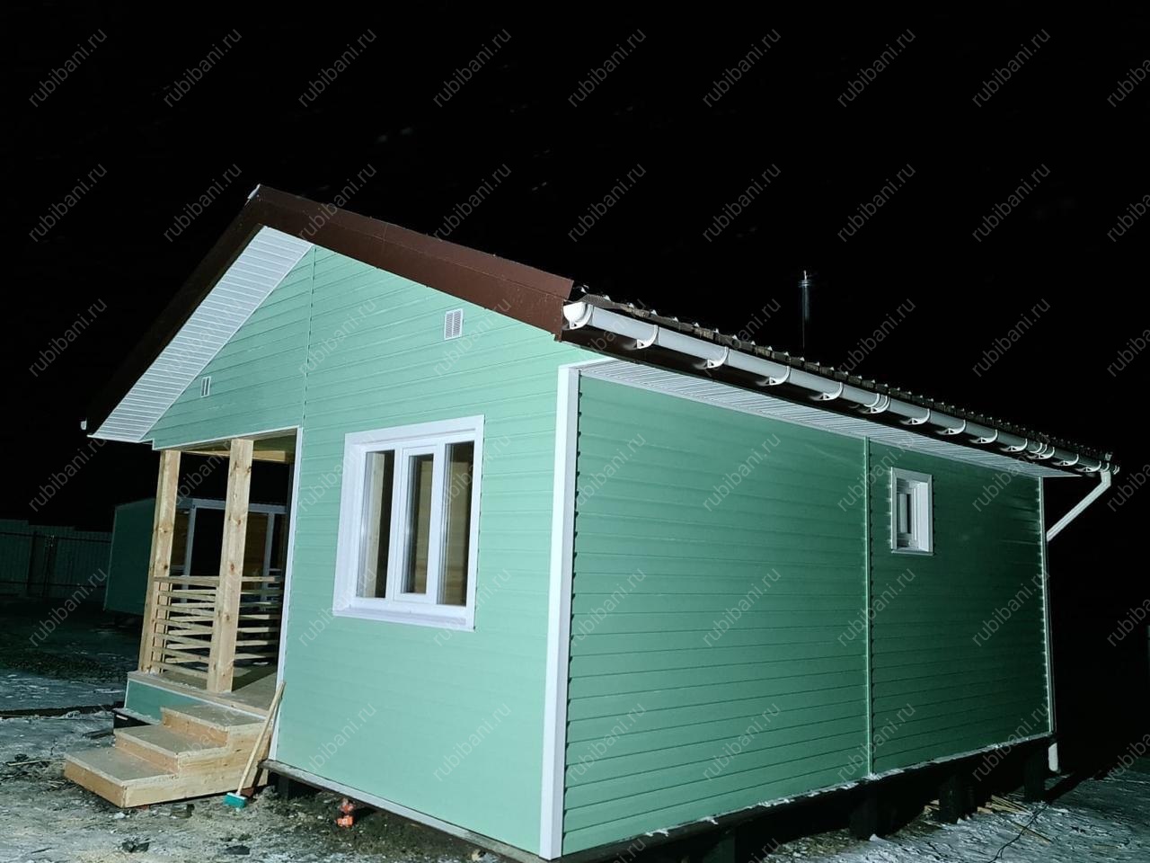 Баня из бруса 6х8 Проект Б-81 — фото 4 Баня из бруса 6х8 Проект Б-81 — фото 4