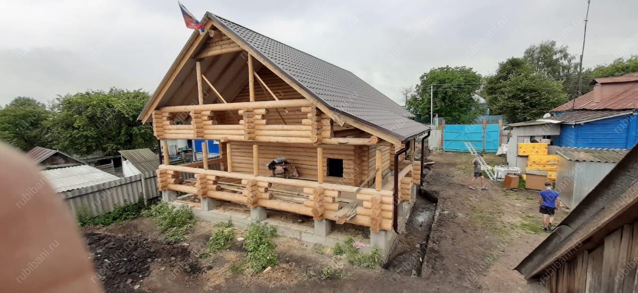 Дом-баня 8 на 8 сруб в чашу — фото 36 Дом-баня 8 на 8 сруб в чашу — фото 36