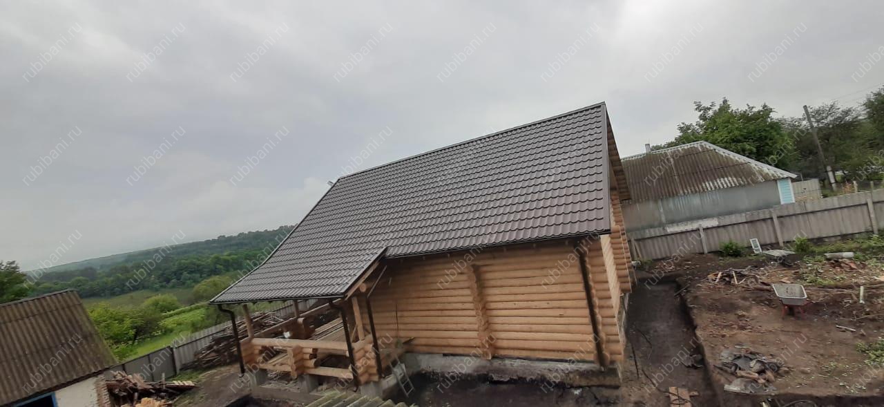 Дом-баня 8 на 8 сруб в чашу — фото 5 Дом-баня 8 на 8 сруб в чашу — фото 5