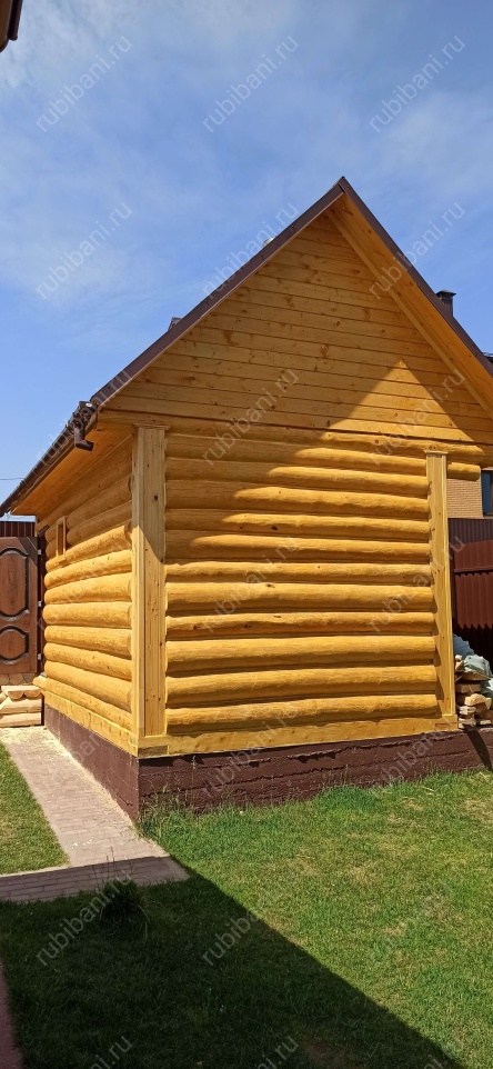 Баня в лапу 3 на 6 — фото 6 Баня в лапу 3 на 6 — фото 6