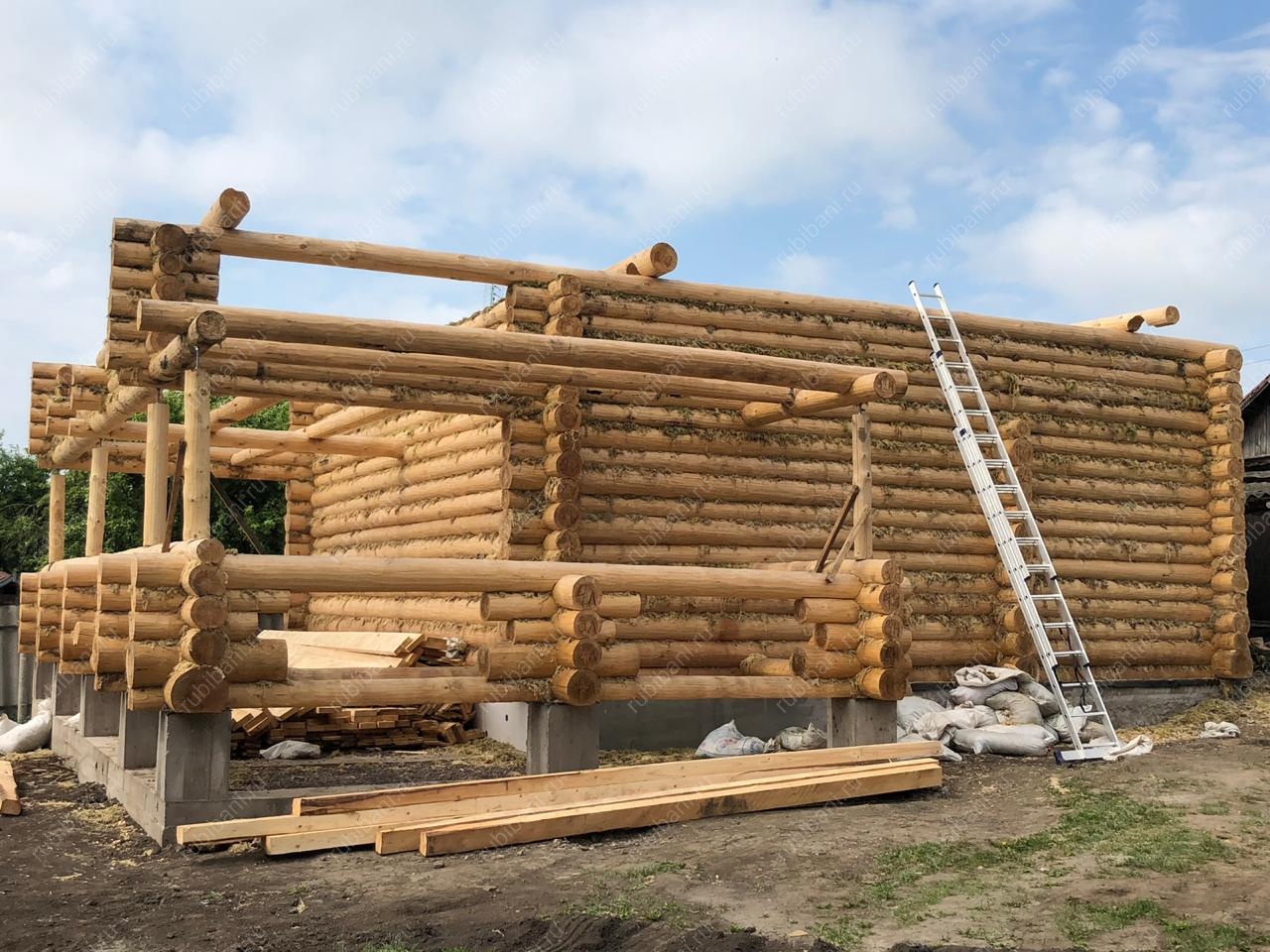 Дом-баня 8 на 8 сруб в чашу — фото 21 Дом-баня 8 на 8 сруб в чашу — фото 21