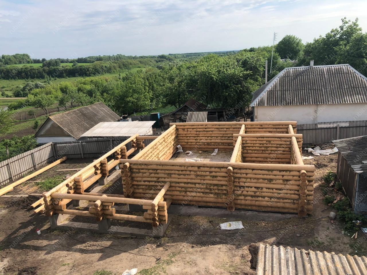 Дом-баня 8 на 8 сруб в чашу — фото 16 Дом-баня 8 на 8 сруб в чашу — фото 16