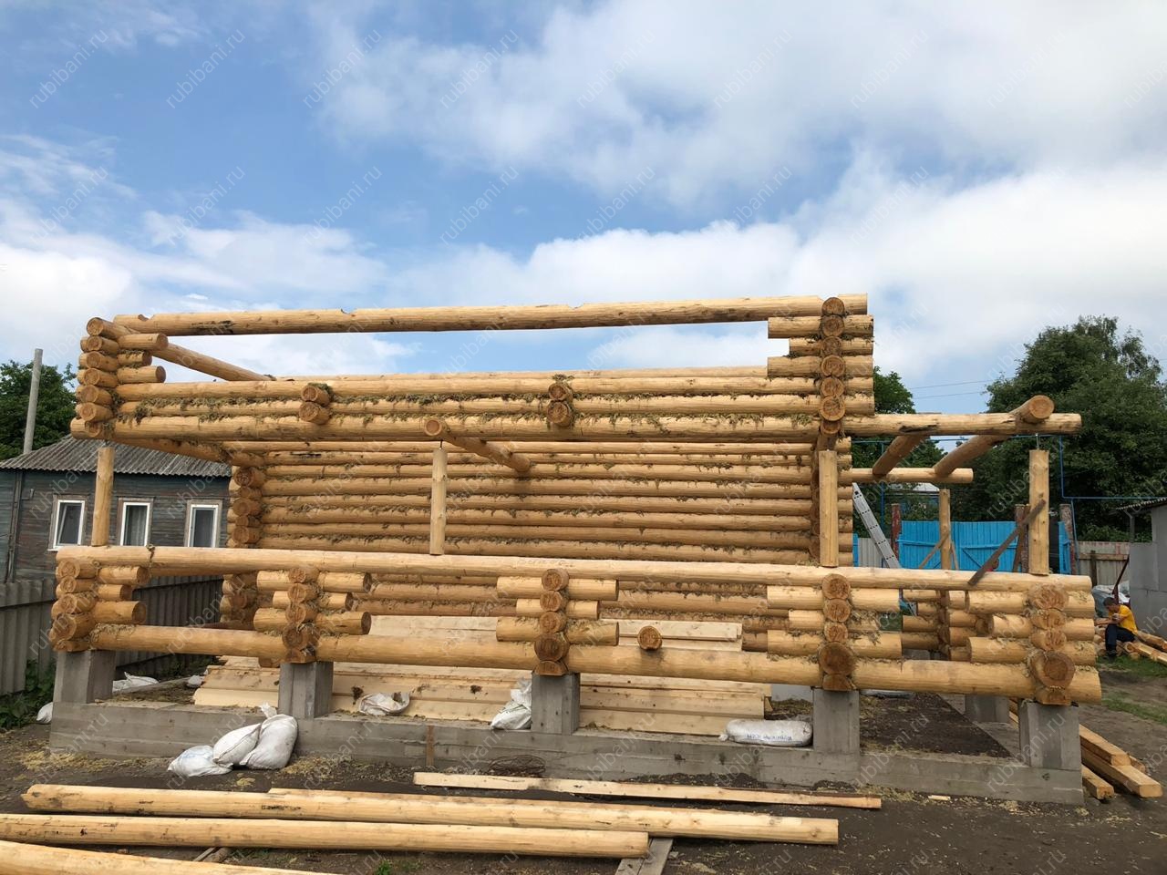 Дом-баня 8 на 8 сруб в чашу — фото 19 Дом-баня 8 на 8 сруб в чашу — фото 19