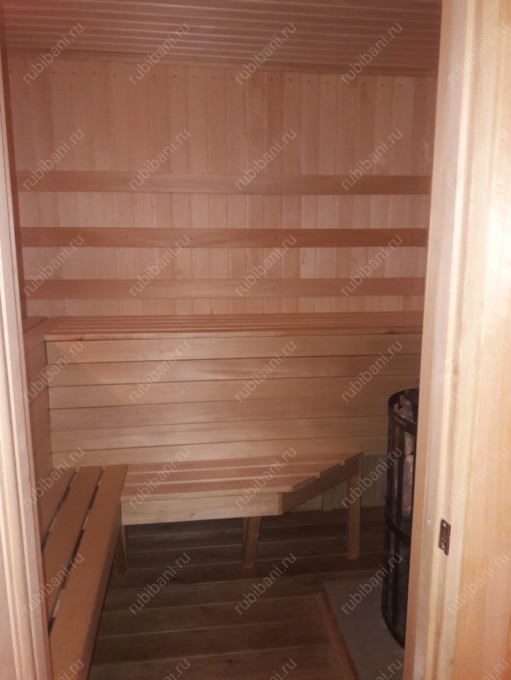 Баня из бревна 6 на 4 с мансардой — фото 9 Баня из бревна 6 на 4 с мансардой — фото 9