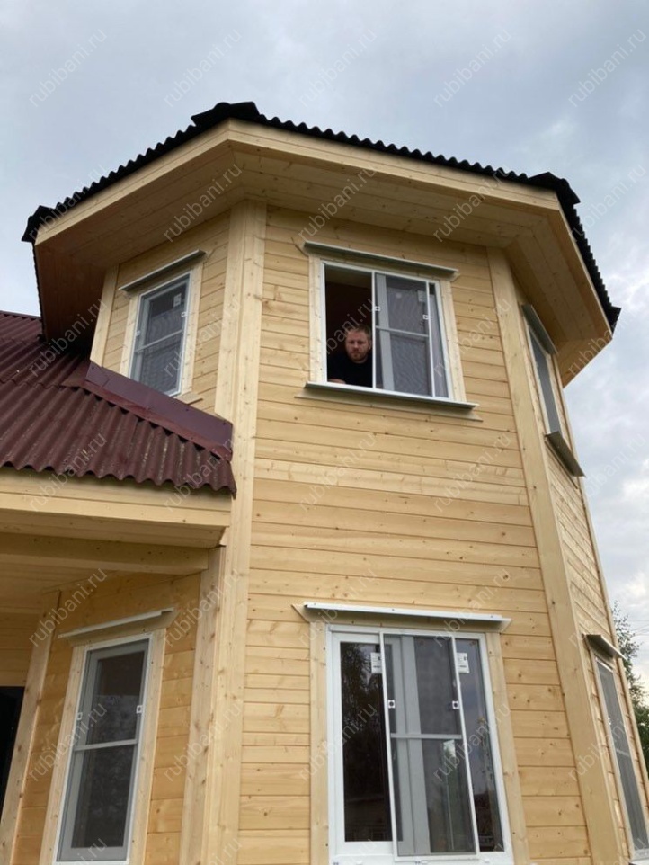 Дом из профилированного бруса — фото 2 Дом из профилированного бруса — фото 2